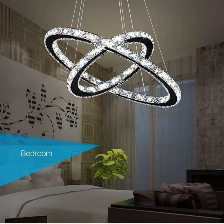 スチールシェード シャンデリア シャビーホワイト 5灯 LED電球付