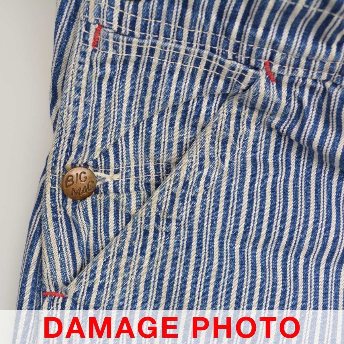 60s BICMAC ヒッコリー オーバーオール VINTAGE 60'S BIG MAC HICKORY OVERALL Made in USA ヴィンテージ 60