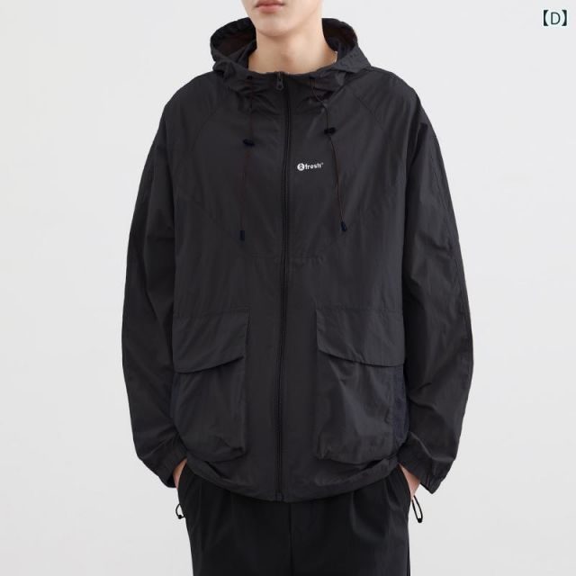 種類20：6XL 重量/H：グレーカモフラージュUPF5 メンズ ファッション 服 男性用 オシャレ シンプル 大人 かっこいい 大きいサイズ ストリート 紳士服 UPF 50 夏 アウトドア 日焼け防止 服 通気性 フード 薄型 ジャケット 抗UV 服 日焼
