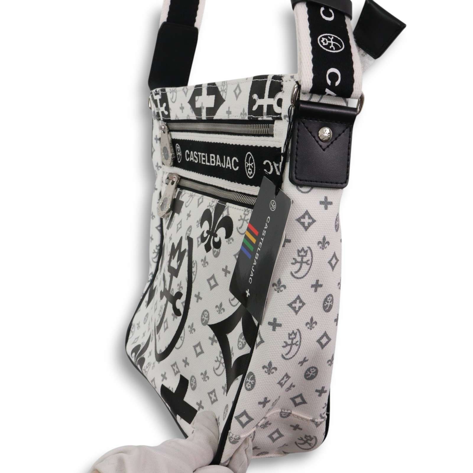 【新品・未使用品】CASTELBAJACニース 新品 未使用】 CASTELBAJAC カステルバジャック ロゴ モノグラム