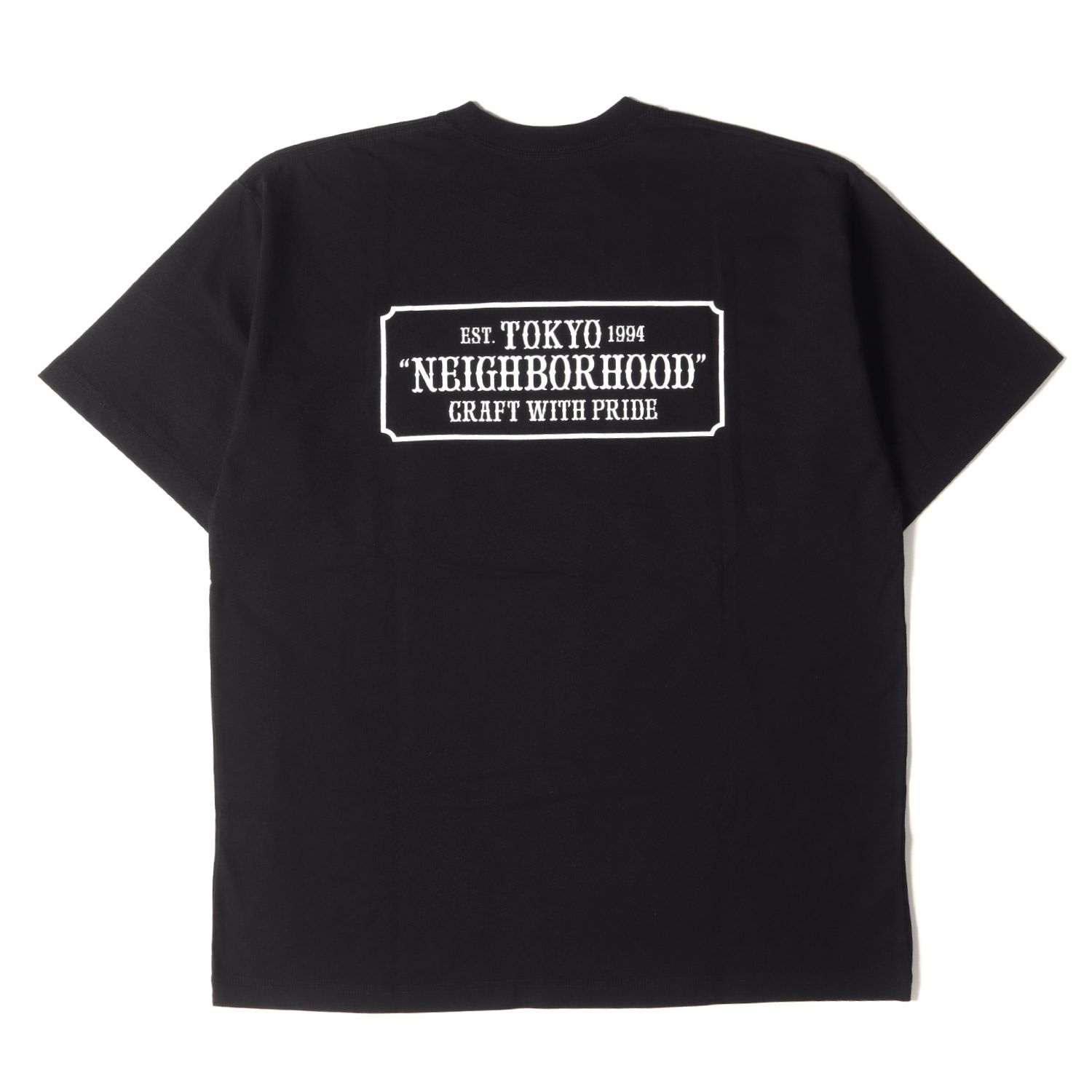 美品 NEIGHBORHOOD ネイバーフッド Tシャツ L 半袖 ブラック 黒 - T