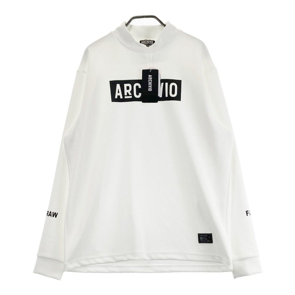 サイズ 50 ARCHIVIO アルチビオ A429903 2025年 長袖ハイネックTシャツ ホワイト系 240101345736 ゴルフウェア メンズ ストスト