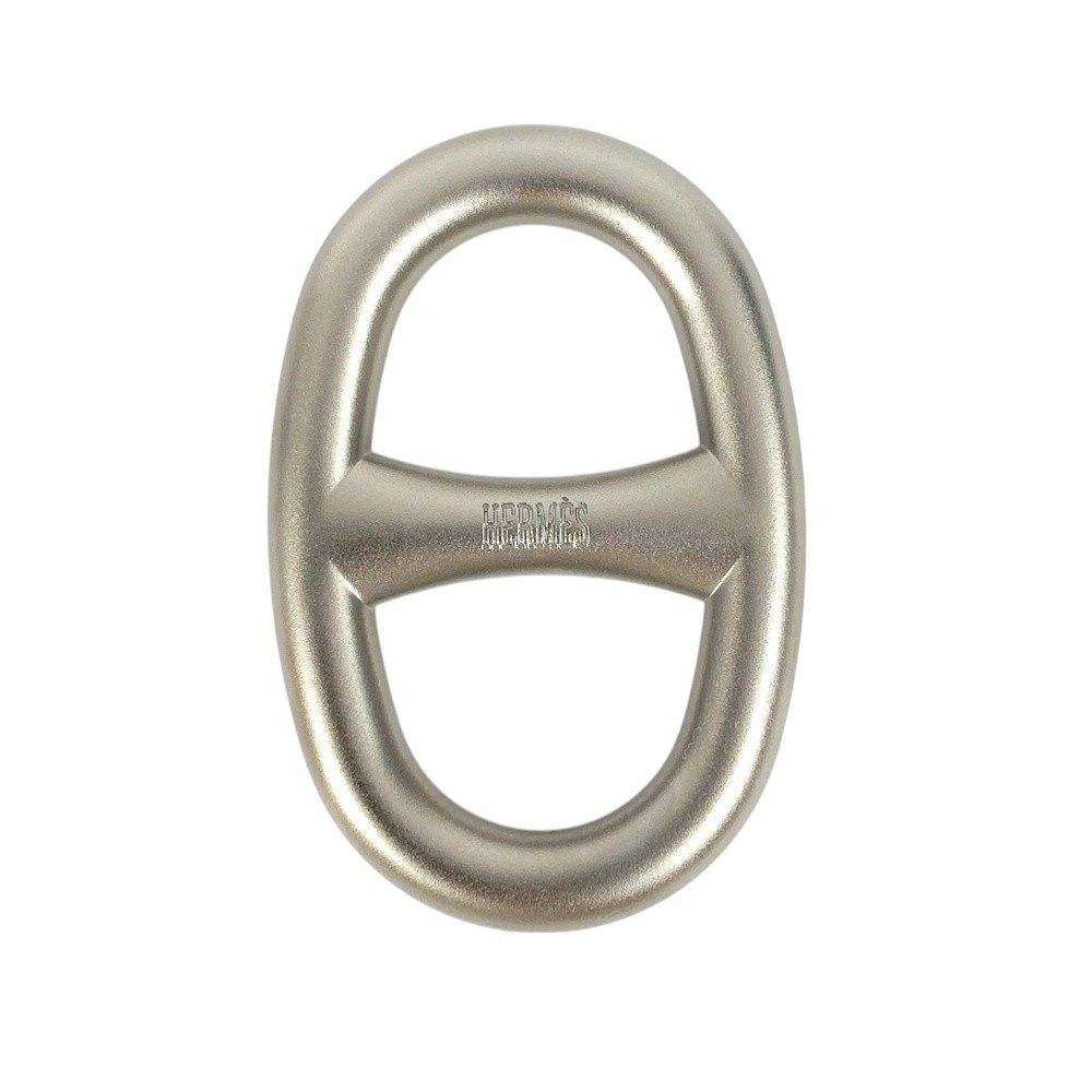 □未使用□ エルメス スカーフリング シェーヌダンクル マットシルバー