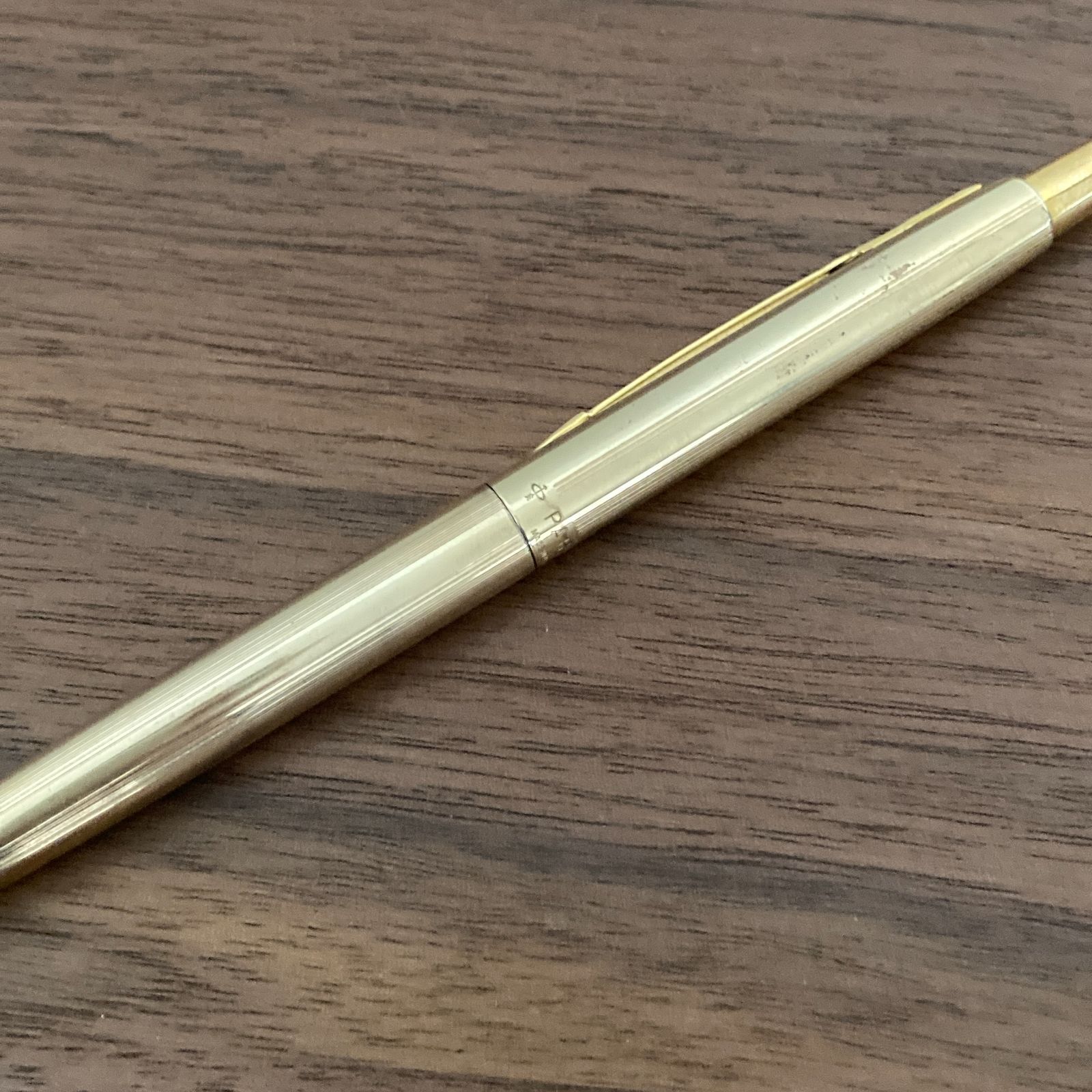 PARKER V365　ボールペン　PARKER パーカー シルバー×ゴールドカラー ヴィンテージ/文房具/ペン/筆記具/Vintage/Pen