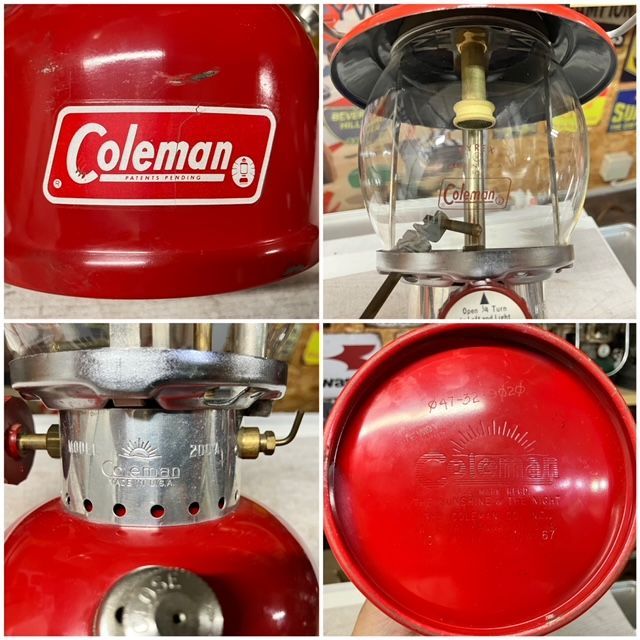 コールマン Coleman ランタン 1967年10月 200A 希少 スモールパテペン 小文字パテペン 箱入り美品 整備済み - メルカリ