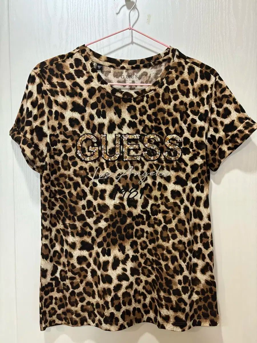 guess GUESS ゲス レオパード 半袖 Tシャツ