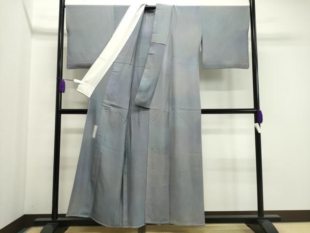 平和屋着物●染色作家　斉藤三才　訪問着　変わり縞　正絹　逸品　CAAY8175gh 平和屋着物○染色作家 斉藤三才 訪問着 変わり縞 正絹 逸品 CAAY8175gh