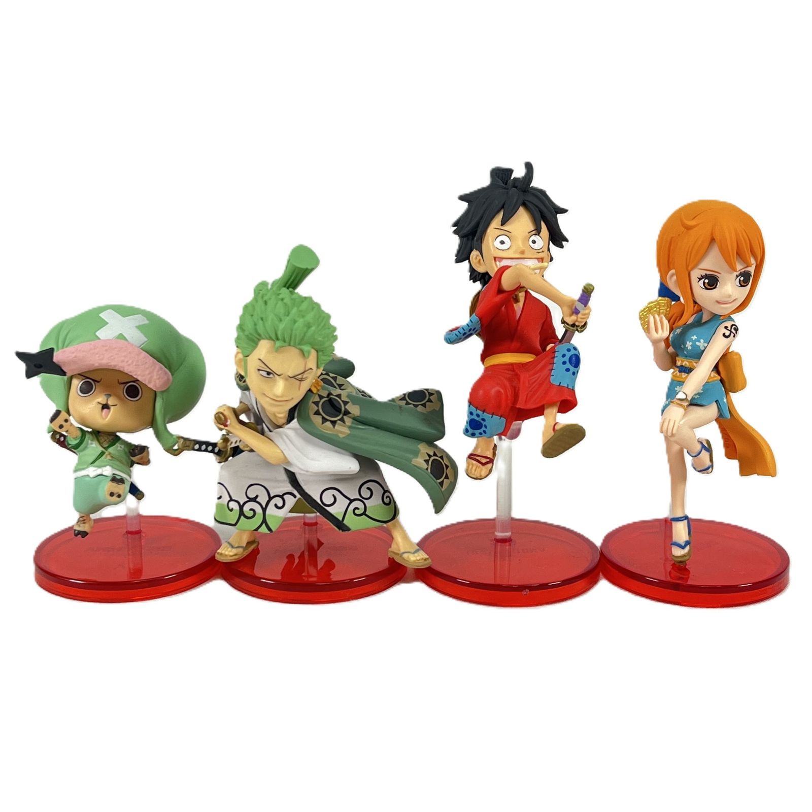 BANDAI - 【限定品】ワンピース ジャンプ 応募者サービス ワーコレ ワノ国4点セット WJオリジナルフィギュア応募者全員プレゼント 【WJ34号／36・37