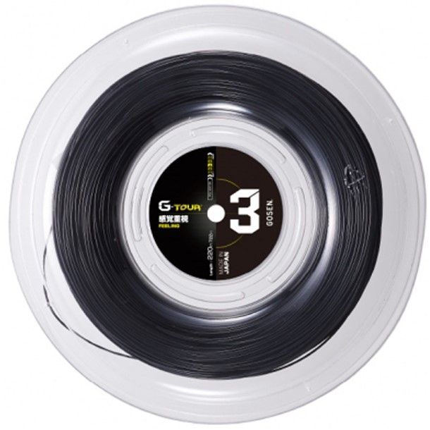 ゴーセン GOSEN G-TOUR3 17 ブラック テニス硬式 ガット tsgt312bk 選択