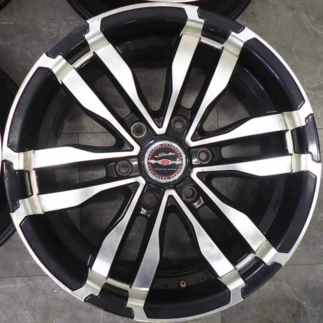 4本SET 会社宛 送料無料 18×7J AME シャレン XF-65 アルミ ホイール 6