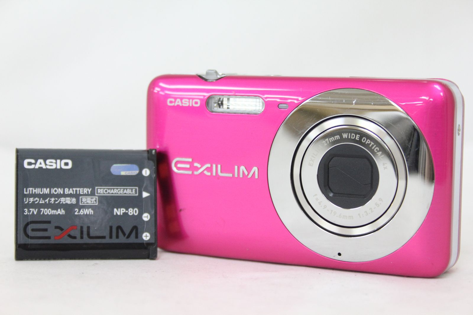 ジャンク】CASIO EX-Z800 ピンク ☆CASIO カシオ EXILIM デジタル