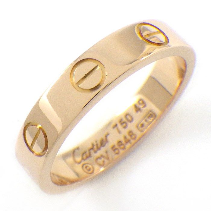 カルティエ Cartier リング ラブ スモールモデル B4085200 K18PG 9号  