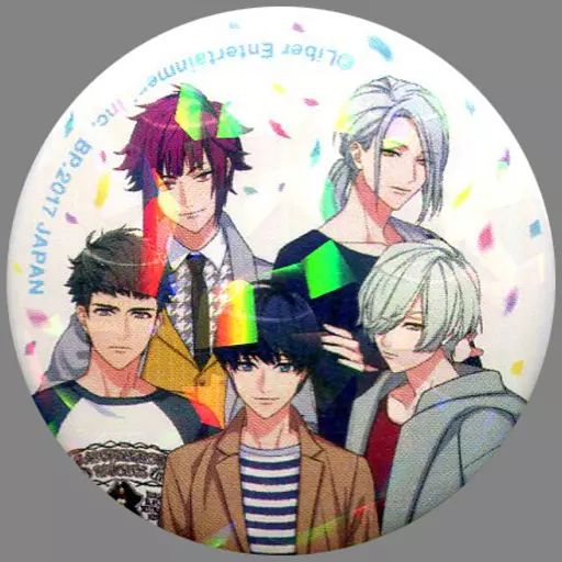 中古】バッジ・ピンズ(キャラクター) 冬組春夏秋冬デザイン缶バッジ