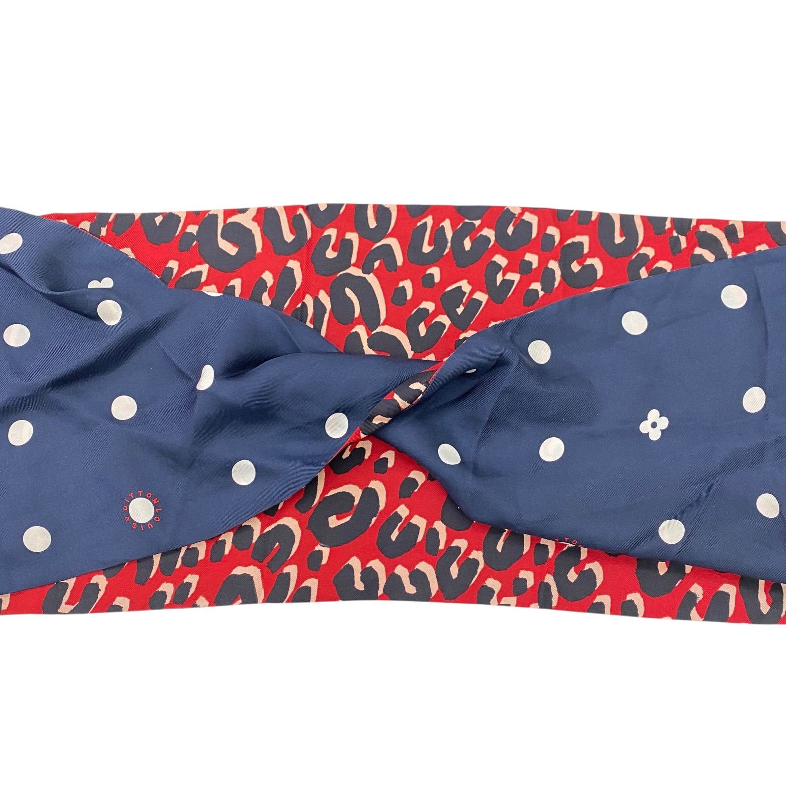 ☆EM1031 LOUIS VUITTON ルイヴィトン レオパード ドット スヌード