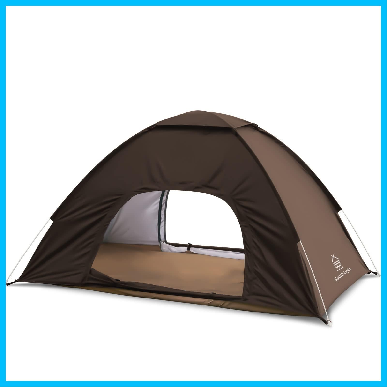 【特価商品】2人用 1人 ソロキャンプ 収納バック付き tent キャンプ用品 アウトドア 幅200×高さ120cm 通気 outdoor 軽量 持ち運び便利 高耐水 紫外線対策 キャンプ用 sl-zp150 サンシェード ワンタッ