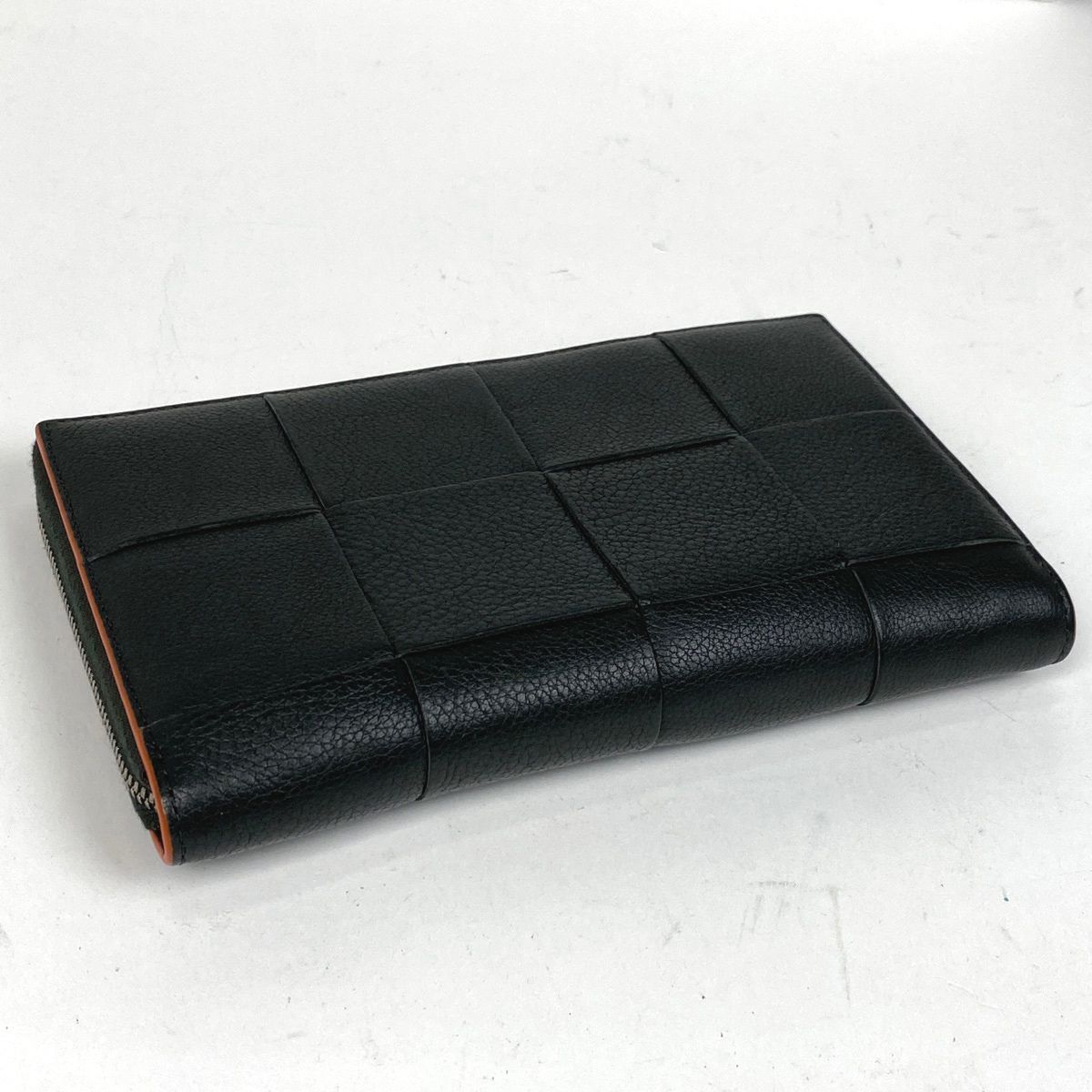 美品 ボッテガヴェネタ 長財布 ラウンドファスナー マキシイントレ 付属品有 ボッテガ ヴェネタ マキシ イントレ カセット 長財布 ラウンド