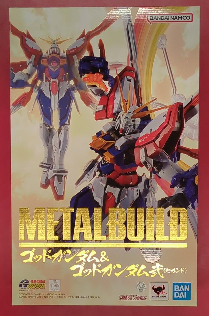 BANDAI SPIRITS METAL BUILD ゴッドガンダム&ゴッドガンダム弐/修正前