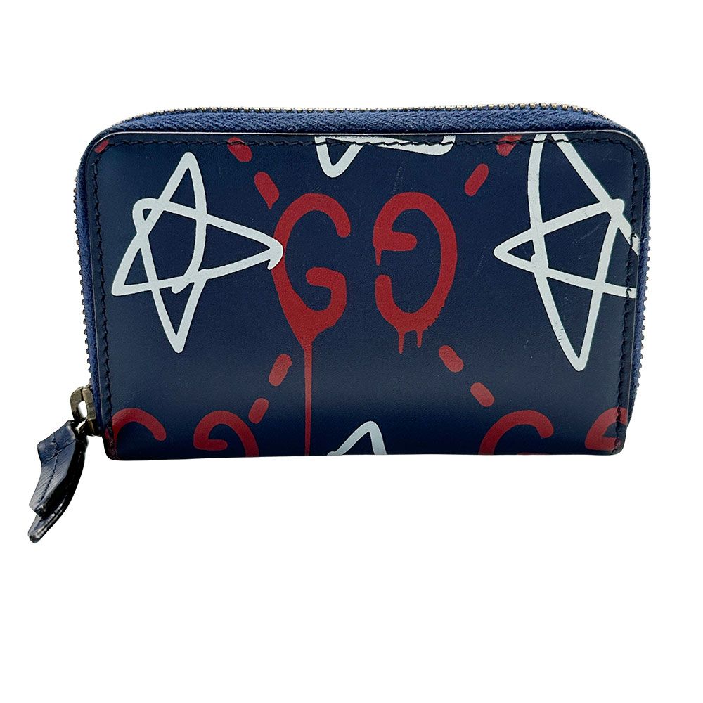 GUCCI グッチ　ゴースト　コインケース　レザー　財布 GUCCI グッチ ゴースト コインケース カードケース レザー