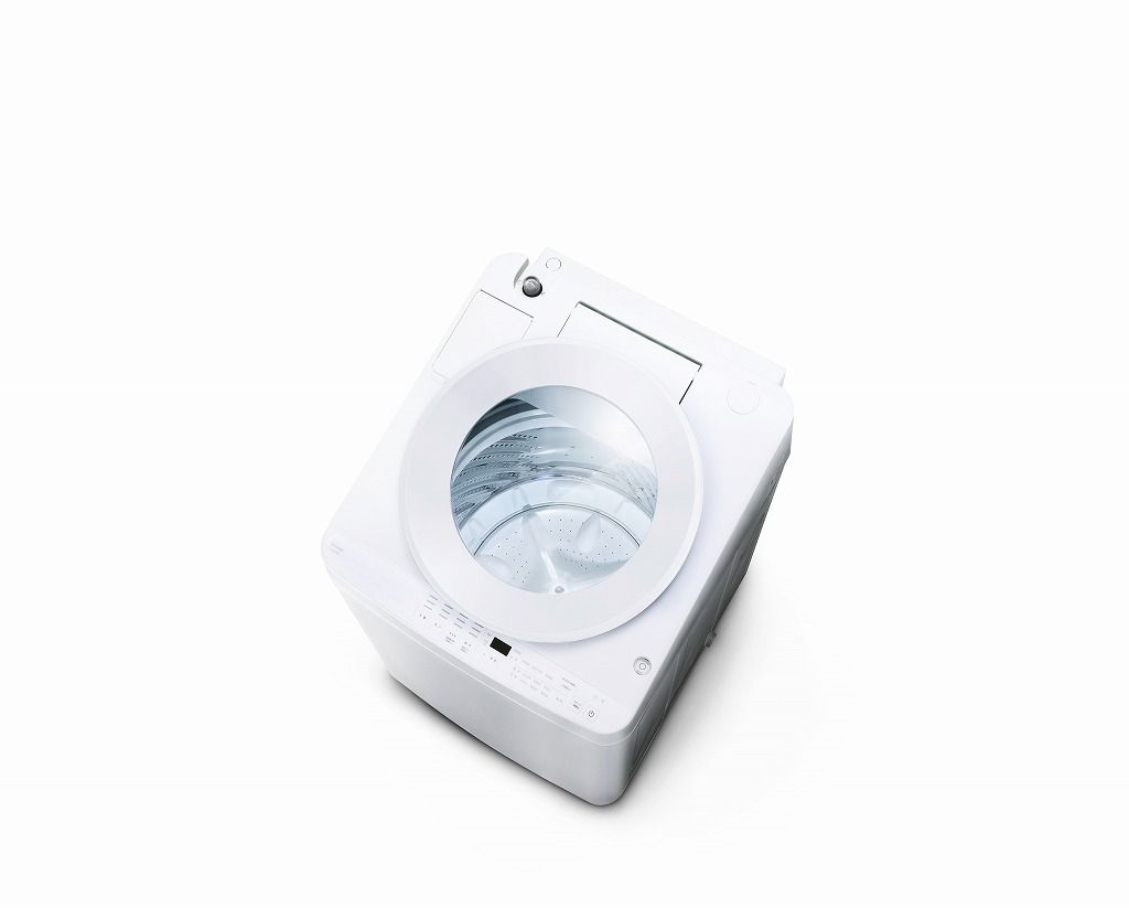 アイリスオーヤマ 洗濯機 8 kg 幅55.4 cm 渦を巻く立体水流 手前が低い設計 ラクな姿勢で取り出せる 蓋の凹凸を削減 掃除のしやすさUP ITW-80 A 02-W IRIS OHYAMA