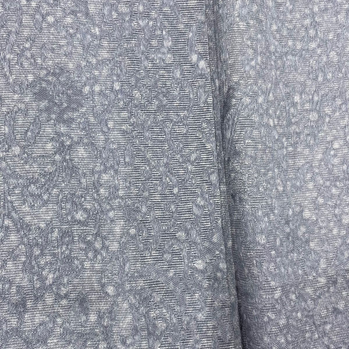 白大島紬 縦縞 グラデーション 小紋 着物 033a p 20年前の縦縞