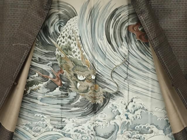 平和屋本店□極上 国指定重要無形文化財 本場久米島紬 山川信作 手織