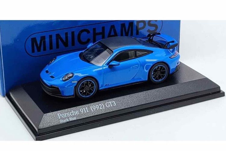 911 GT3 992 シャークブルー 1/43 スケール ミニチャンプス 911 GT3 992 シャークブルー 1/43 スケール ミニチャンプス 9