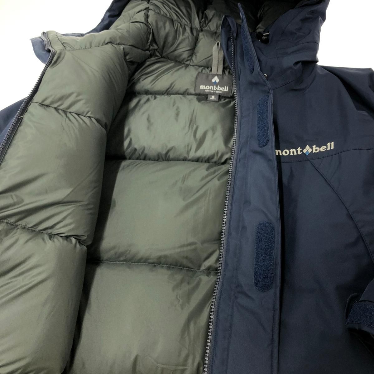 美品 mont-bell モンベル パウダーランドパーカー ダウンコート