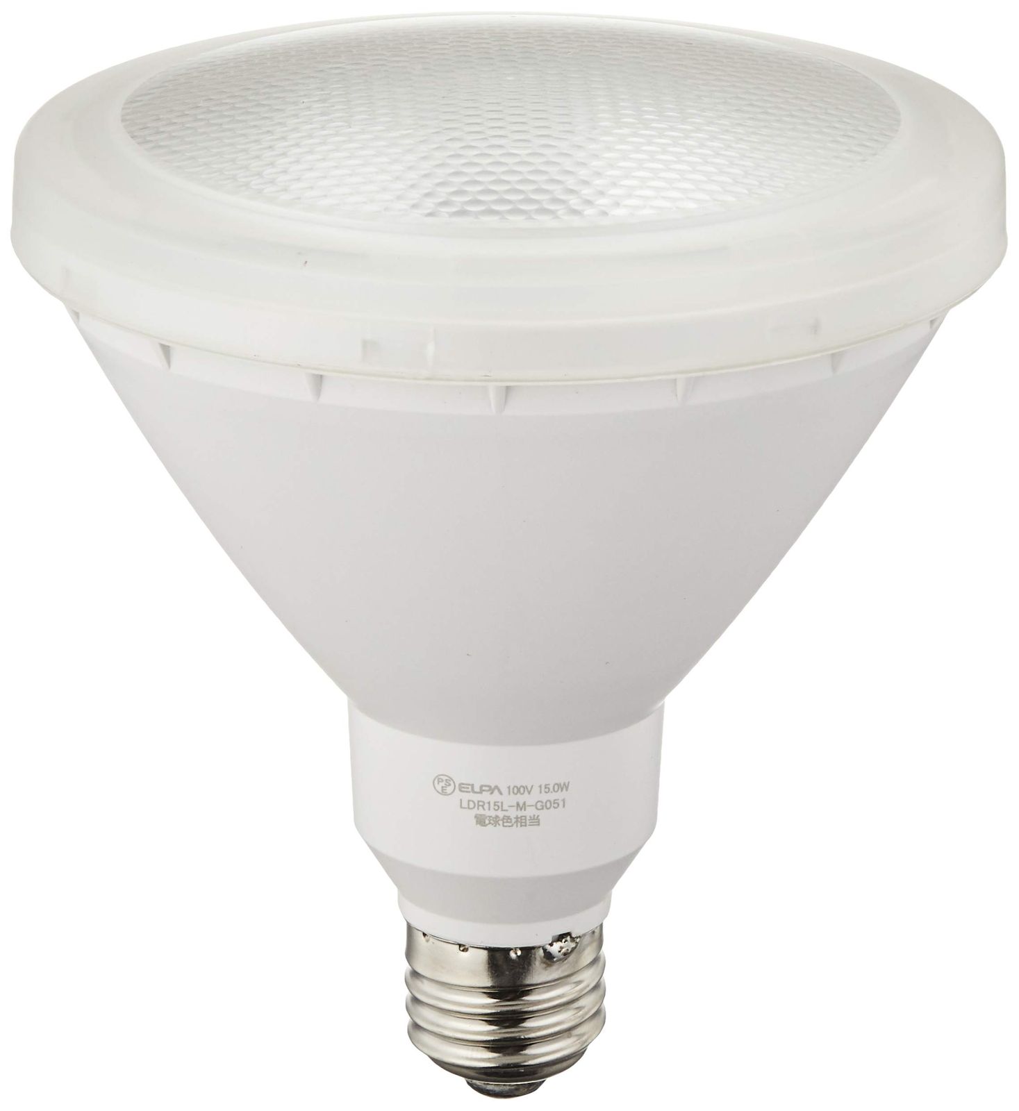 エルパ (ELPA) LED電球ビーム形 LED電球 照明 E26 電球色相当 防水 LDR15L-M-G051 [電球色]