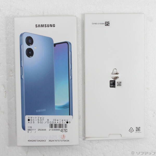 品〕 Galaxy A25 5G 64GB ブルー SC-53F docomo SIMフリー【352