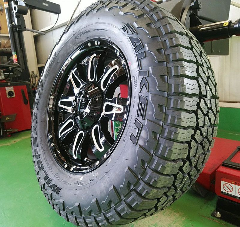 265/65R17 265/70R17 ファルケン ワイルドピーク A/T3W ジープ Jeep ラングラー JL JK タイヤホイールセット  17インチ LEXXEL Balano