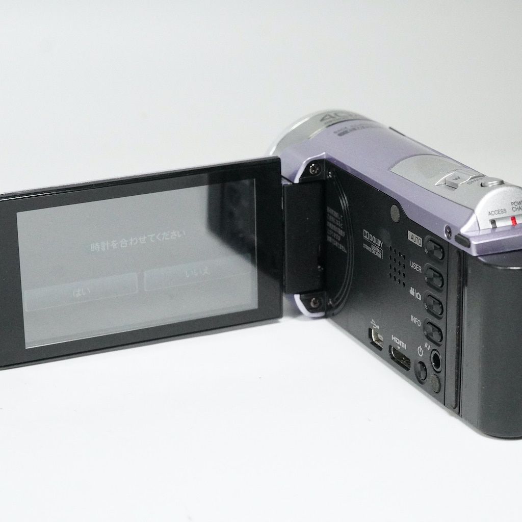JVC Victor Everio GZ-HM33-V パープル 元箱 動作OK 返金保証 /1913