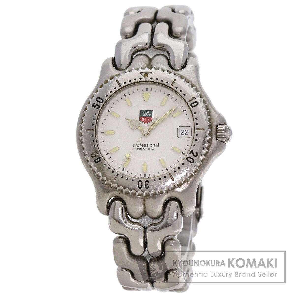 TAG HEUER タグホイヤー WG1112-N0 セル デイト プロフェッショナル 腕時計 SS SS メンズ