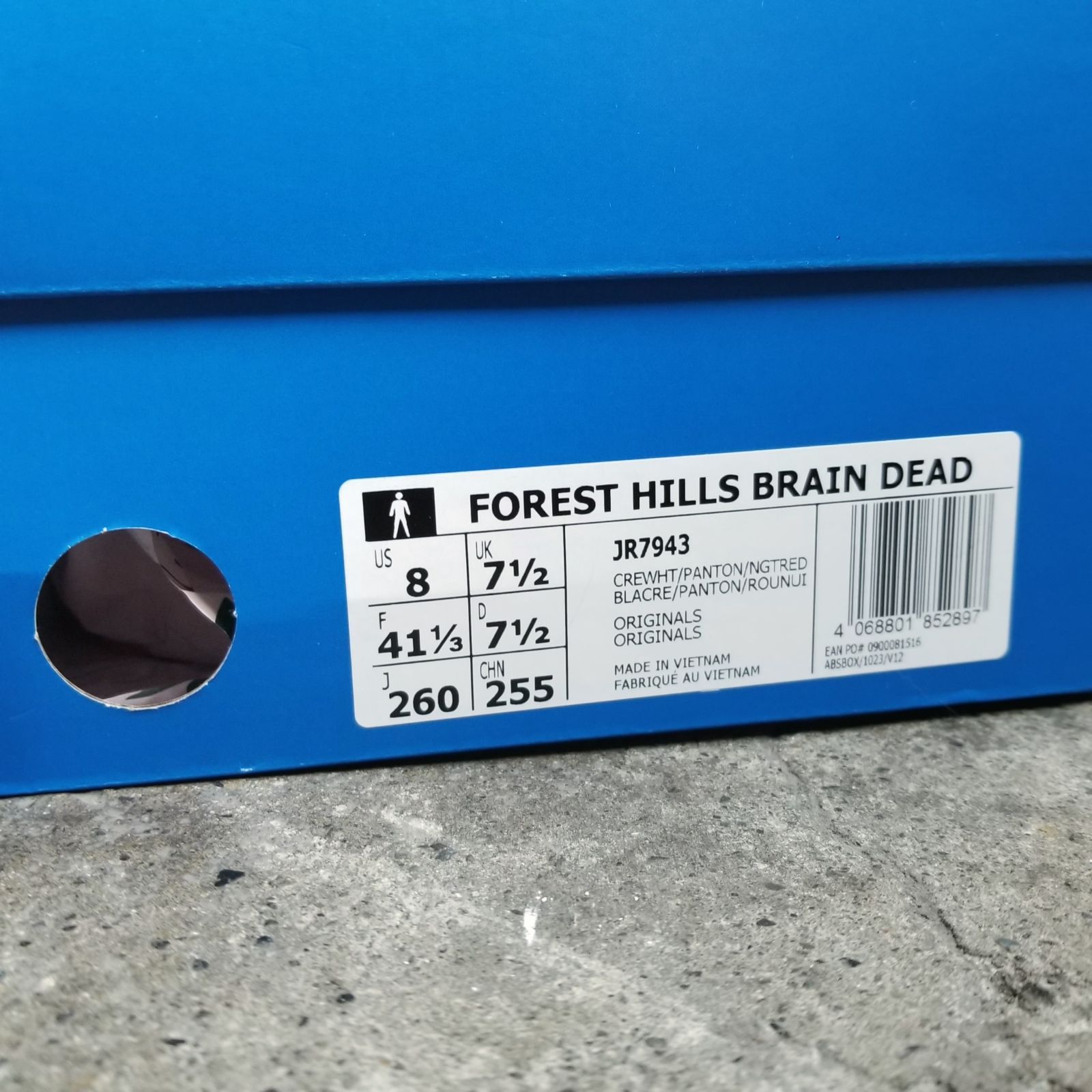 ナオミツ adidas Originals × BRAIN DEAD 25ss FOREST HILLS 26㎝ CREAM