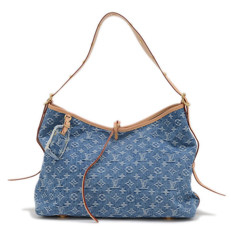 ルイ・ヴィトン モノグラムデニム キャリーオールNM MM ショルダー  