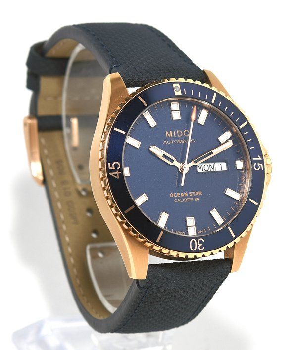 箱 ギャラ付 MIDO ミドー オーシャンスター M026430A M026.430.36.041.00 ブルー文字盤 自動巻き メンズ
