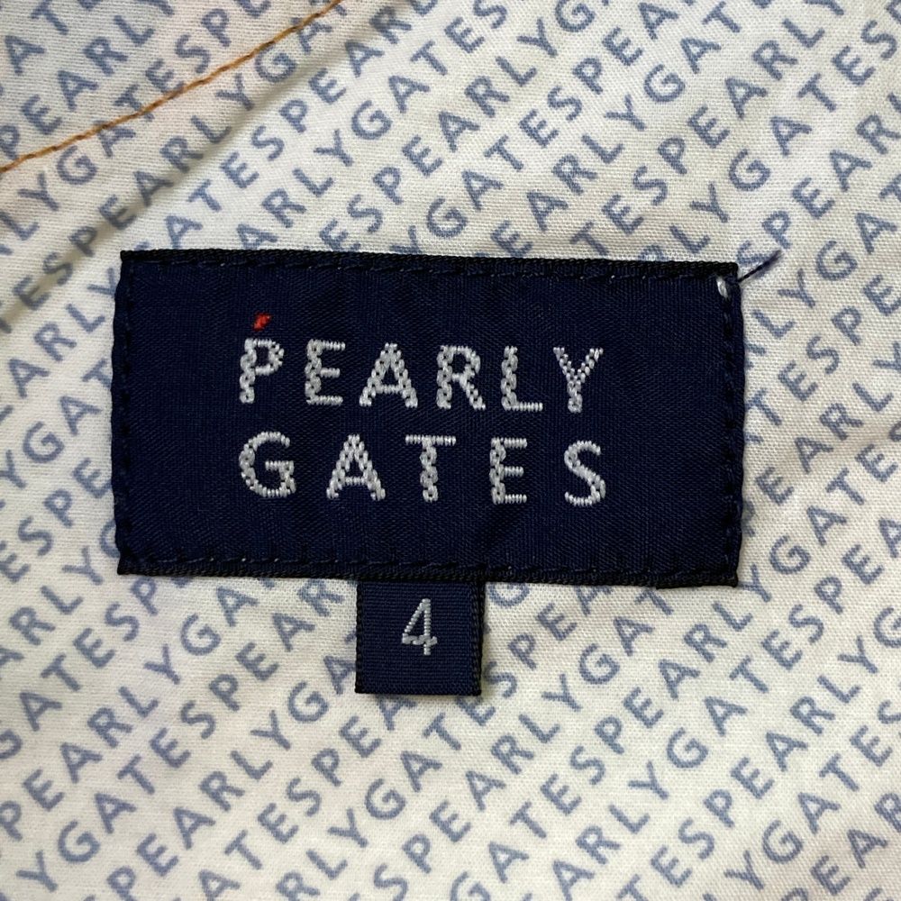 サイズ：4 PEARLY GATES パーリーゲイツ 053-1232605 ハーフパンツ 総柄 オレンジ系 [240101489635] ゴルフウェア メンズ ストスト サイズ：4 PEARLY GATES パーリーゲイツ 053-1232605 ハーフパンツ 総