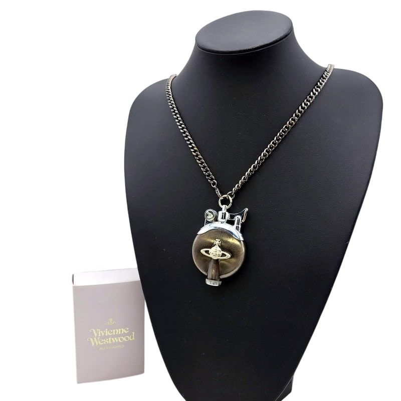 メンズ レディース Vivienne Westwood ヴィヴィアンウエストウッド CHAIN LIGHTER チェーン ネックレス ライター 192-250216-as-19-IZU