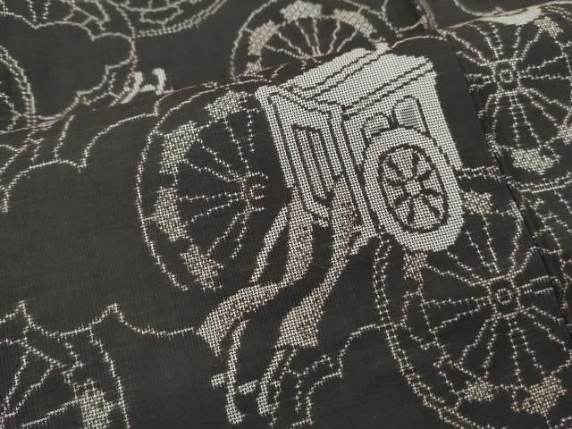 平和屋着物□極上 本場大島紬 白大島 9マルキ 逸品 CZAA3260s5 平和屋着物