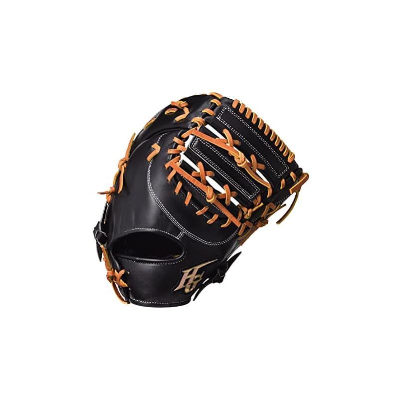 ハイゴールド(Hi-GOLD) 軟式ミット己極(おのれきわめ)シリーズ OKG210FL 一塁手用 SRブラック×タン LH 右投