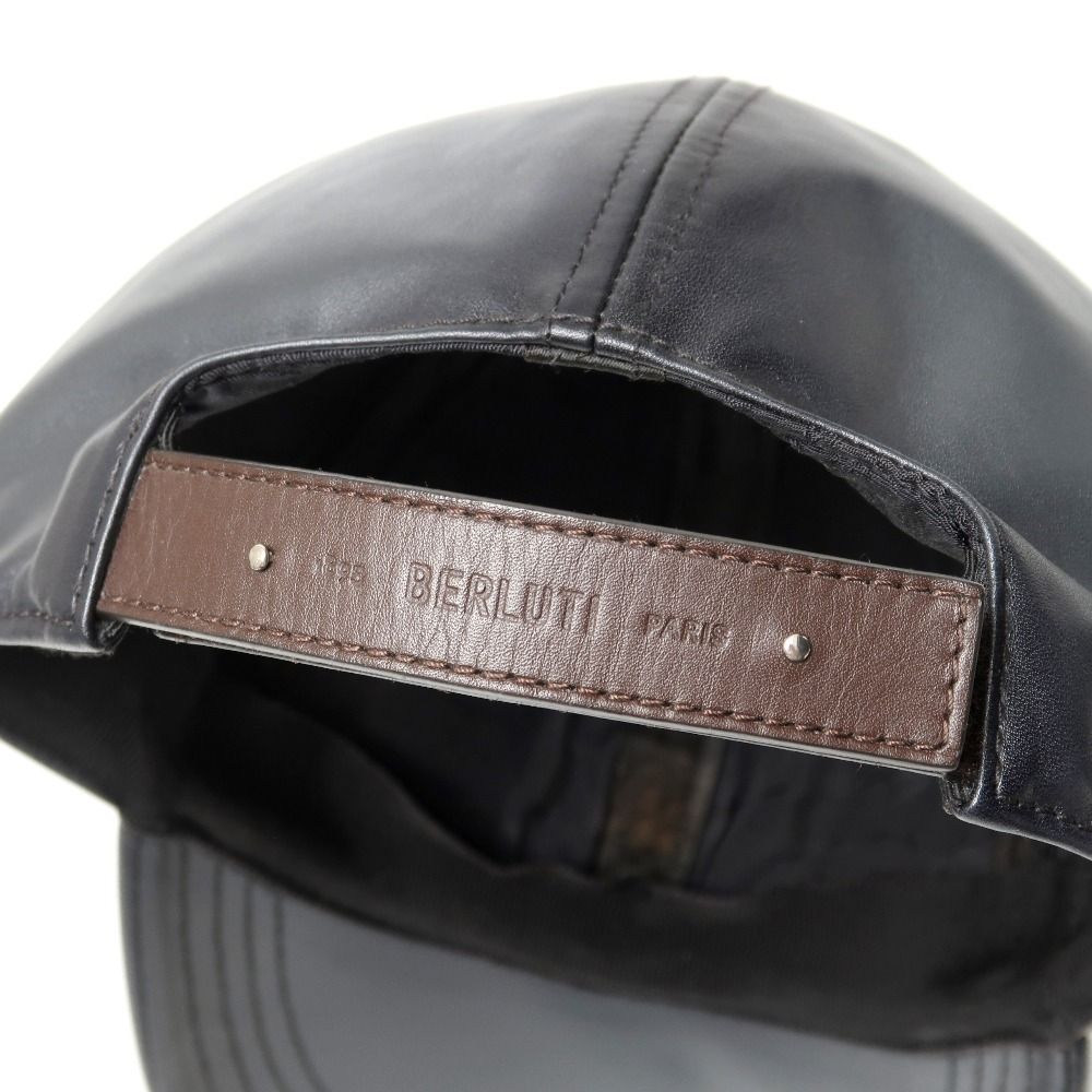 Berluti ベルルッティ キャップ サイズM レザーキャップ 帽子