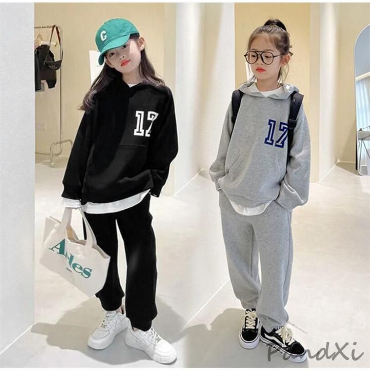 ジャージ 子供服 おしゃれ パーカー 女の子 上下セット スウェット セットアップ キッズ ジュニア スポーツウェア 部屋着カジュアル