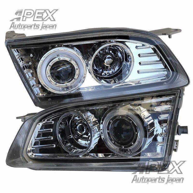 只今タイムセール中。 車 LED トヨタカローラ AE110 白 背景エンジェル目 レンズ カスタム 高品質 HEADLIGHTS1996 1997 1998 1999 2個
