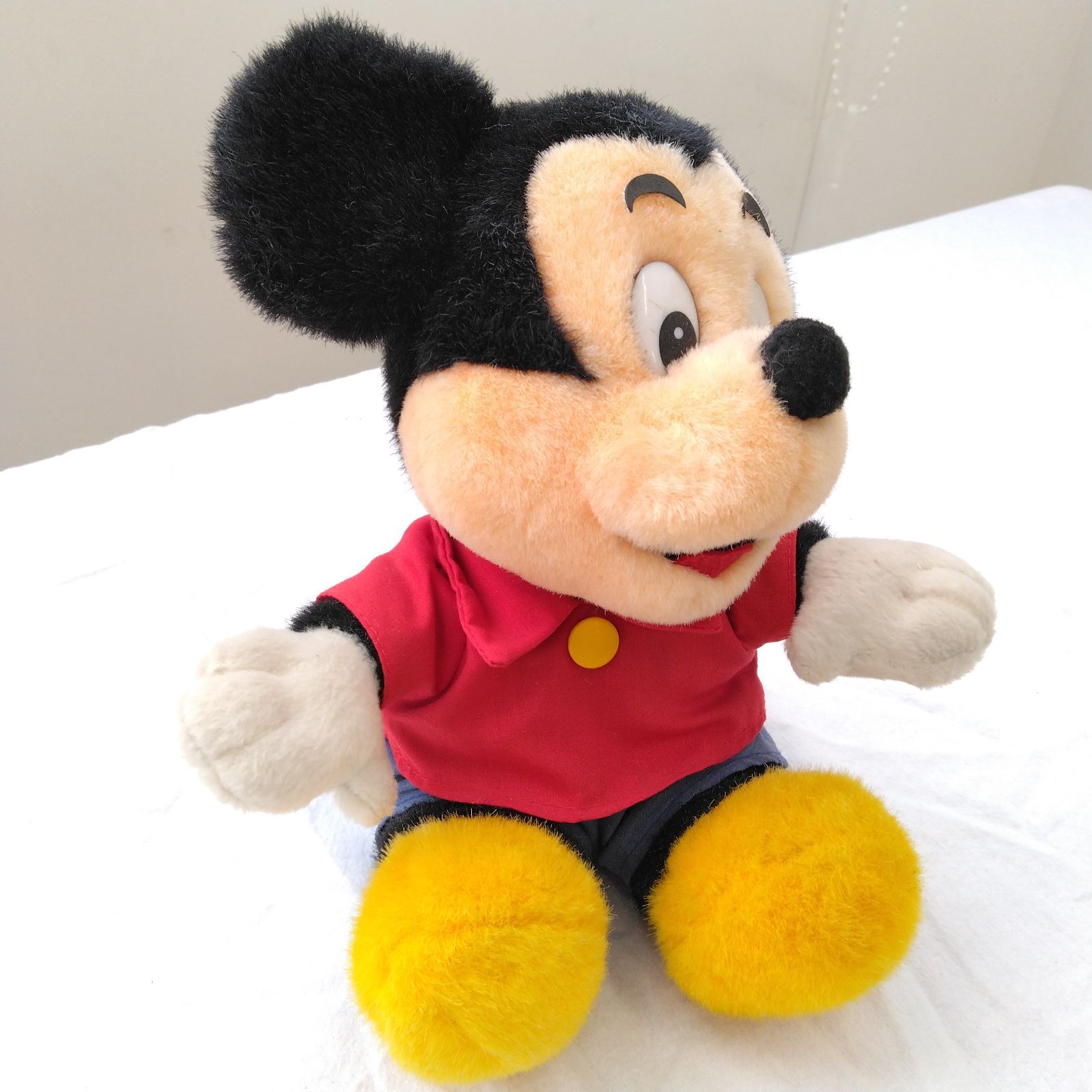 昭和レトロ 当時物 ディズニー Sankyo ミッキーオルゴール ぬいぐるみ 昭和レトロ 当時物 ディズニー Sankyo ミッキーオルゴール ぬいぐるみ