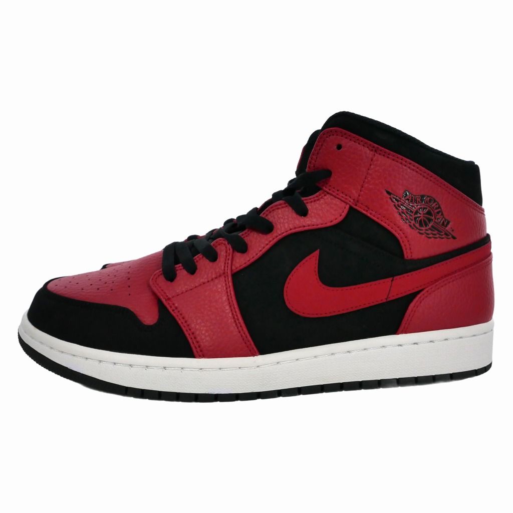 ナイキ Air Jordan 1 midリバース ブレッド スニーカー 27.5 ナイキ NIKE Air Jordan 1 Mid Reverse Bred エアジョーダン1