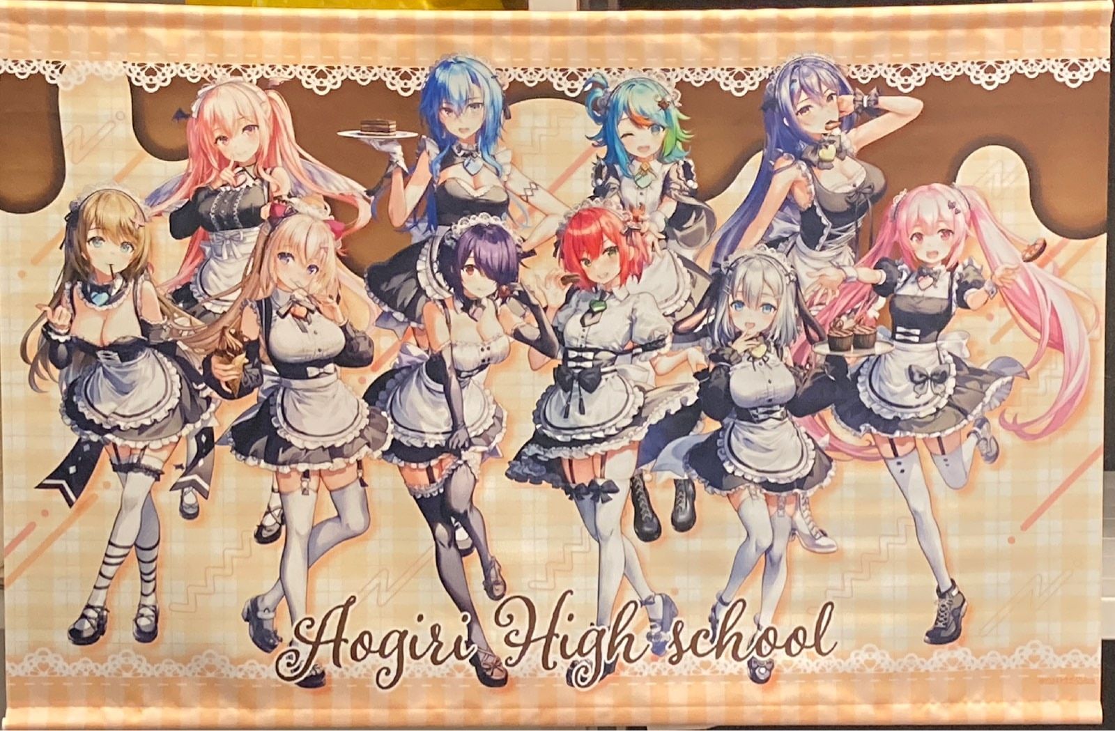 あおぎり高校 B2タペストリー あおぎり高校 浴衣ver. アニメイト 
