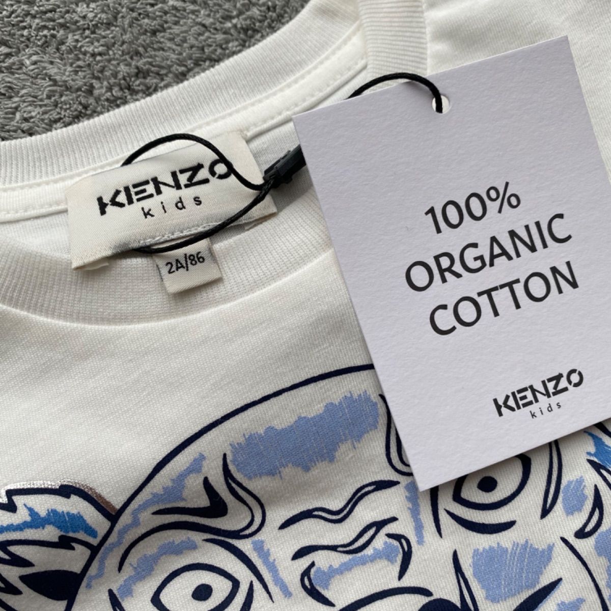 KENZO、ケンゾー、キッズロゴコットンバケットハット新品未使用 ...