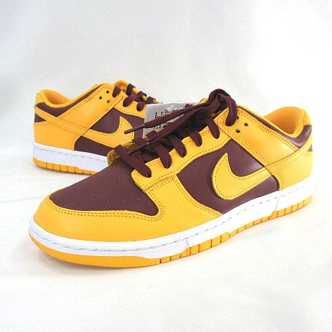 ナイキ NIKE Dunk Low Retro University Gold and Deep Maroon ダンクロー レトロ DD1391-702 28.5cm US10.5 靴スニーカー