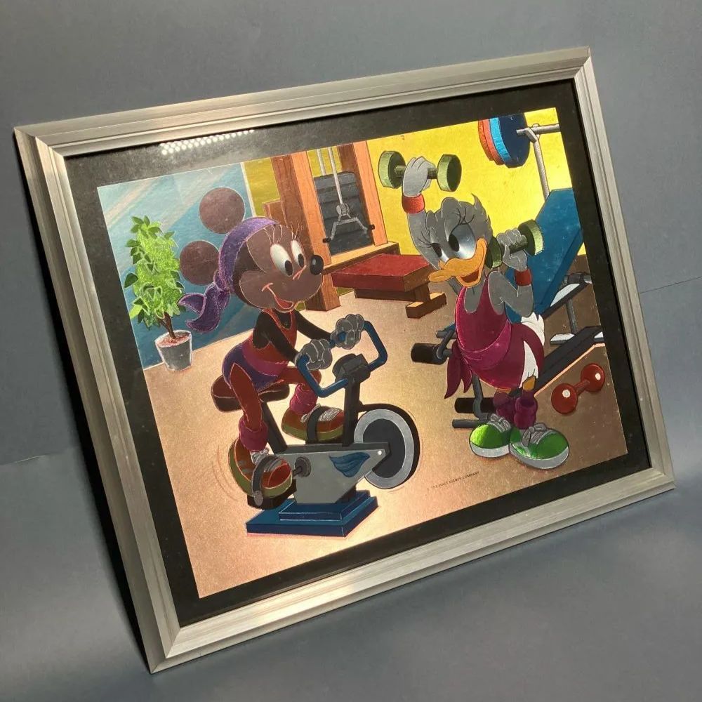 リユース品】ディズニー ミニー＆デイジー エッチングアート - メルカリ