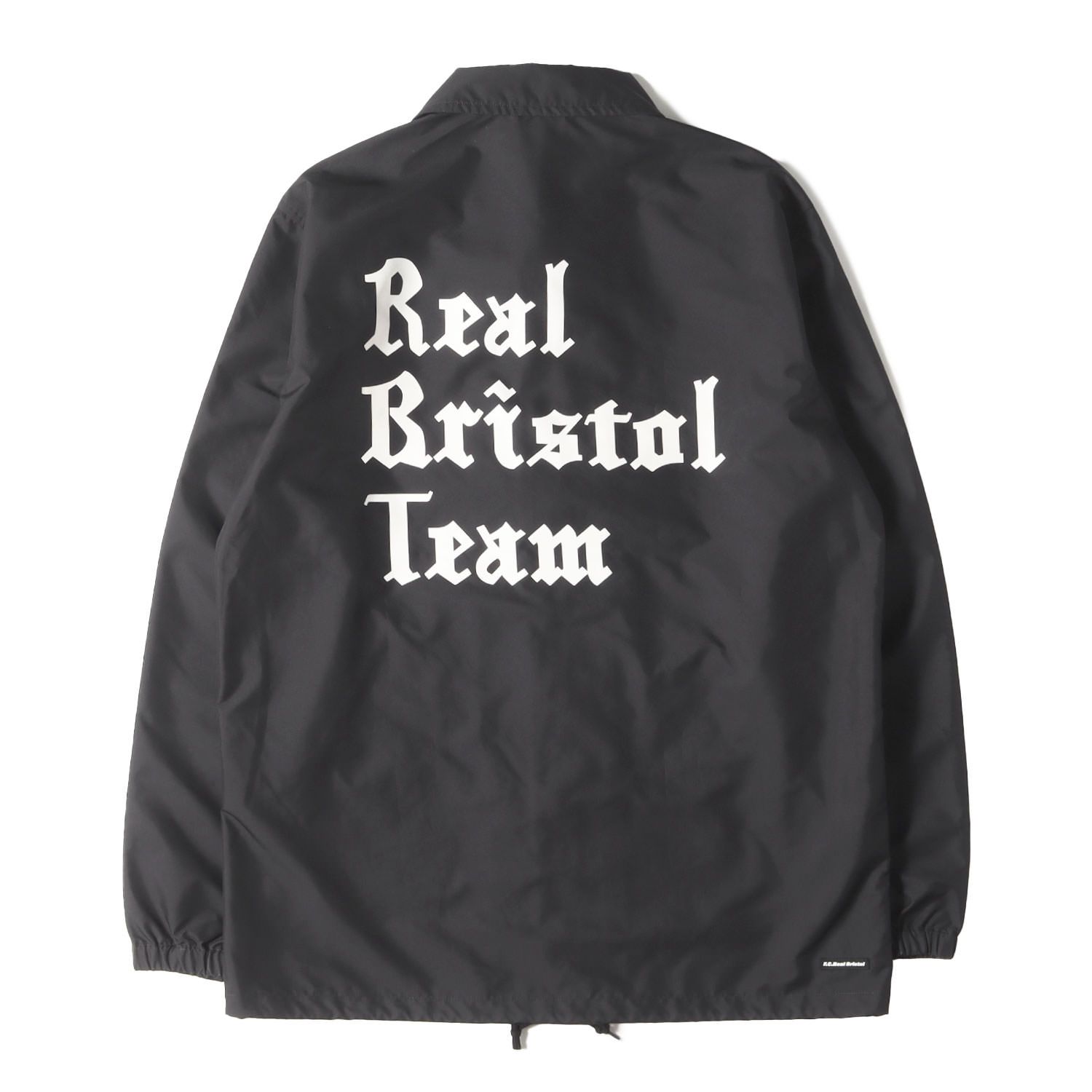 F.C Real Bristol ブラックジャケット トラックジャケット TRAINING TRACK JACKET