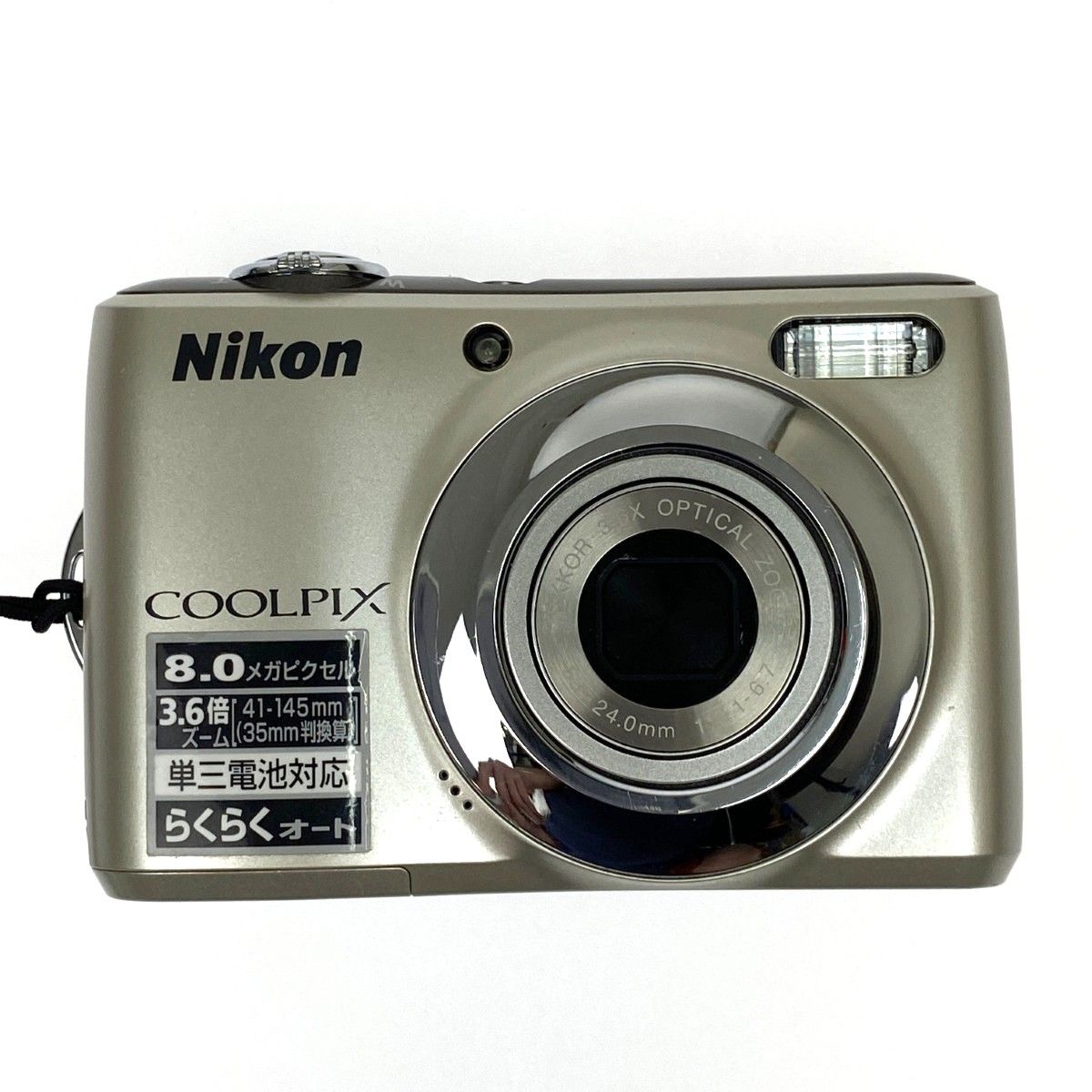 Nikon　COOLPIX L21　デジタルカメラ　デジカメ　オールドコンデジ 美品 Nikon COOLPIX L21 コンデジ デジカメ シルバー 電池式 Nikon